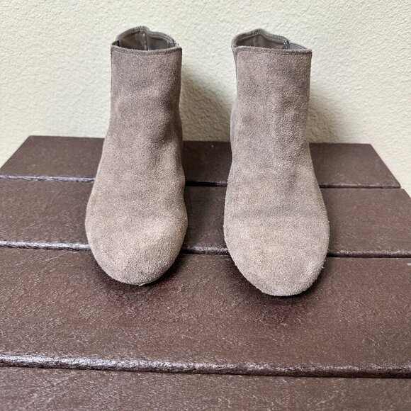 NINE WEST Suede Wedge Laynao Bootie Shootie Ankle Boot - Size 8M - Picture 3 of 16